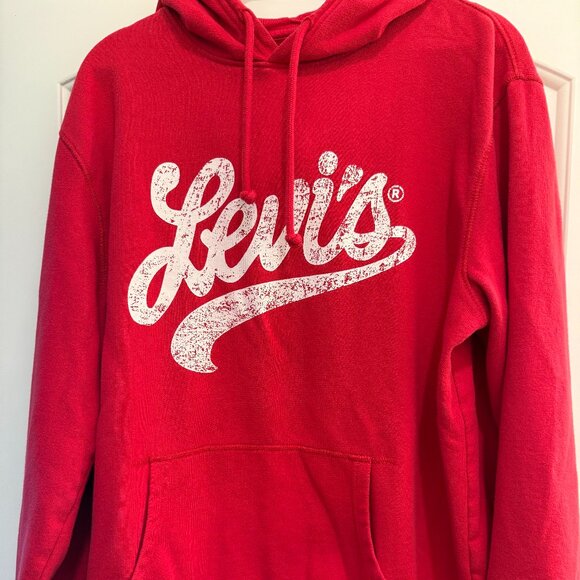 Red Levi’s Hoodie XL - Picture 1 of 5